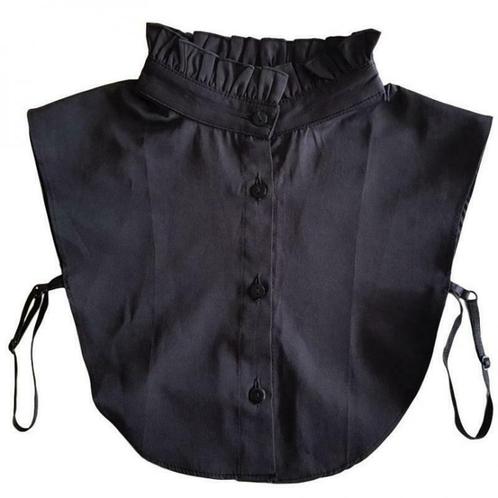 SALE!  Zwart los blouse kraagje met opstaande kraag, Kleding | Dames, Blouses en Tunieken, Zwart, Nieuw, Maat 38/40 (M), Verzenden