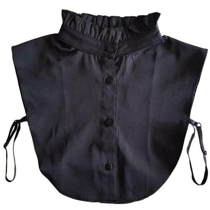 SALE!  Zwart los blouse kraagje met opstaande kraag, Kleding | Dames, Blouses en Tunieken, Zwart, Nieuw, Maat 38/40 (M), Verzenden