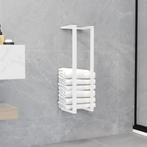 vidaXL Handdoekenrek 12,5x12,5x60 cm staal wit, Huis en Inrichting, Badkamer | Badtextiel en Accessoires, Verzenden, Nieuw, Wit