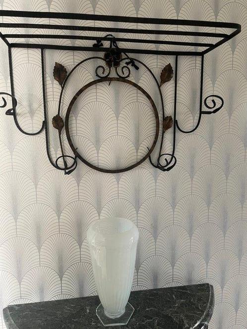 Spiegel - Kleedkamer / Geëmailleerd /, Antiek en Kunst, Kunst | Designobjecten