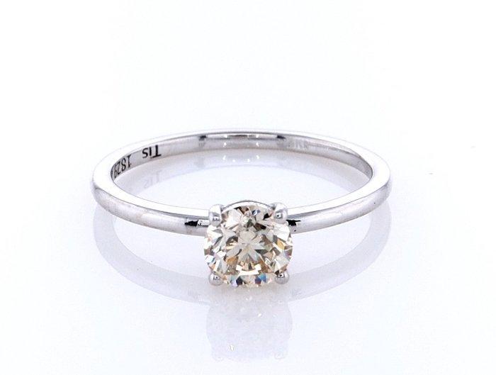 Zonder minimumprijs - Ring - 14 karaat Witgoud - 0.66ct. tw., Sieraden, Tassen en Uiterlijk, Ringen