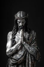 Artxlife - Black Tatoo Ceramic Jesus [XL], Antiek en Kunst, Antiek | Boeken en Bijbels
