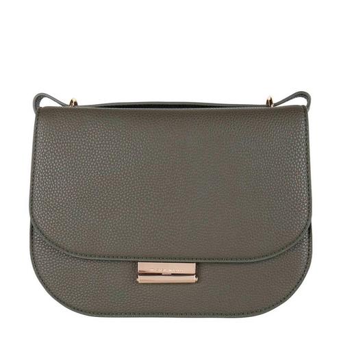Mister Miara vegan leather crossbody tas olijf, Sieraden, Tassen en Uiterlijk, Tassen | Schoudertassen, Nieuw, Verzenden