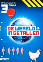 De wereld in Getallen versie 5 Handleiding blok 4 groep 3, Boeken, Schoolboeken, Verzenden, Nieuw