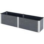 TRUUSK Verhoogd Bed Met Open Bodem, Grijze Bloem- & Plantenb, Verzenden, Nieuw