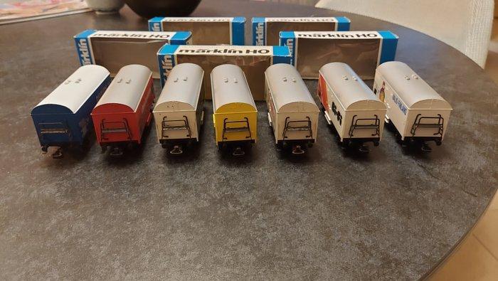 Märklin H0 - Modeltrein goederenwagon (7) -, Hobby en Vrije tijd, Modeltreinen | H0