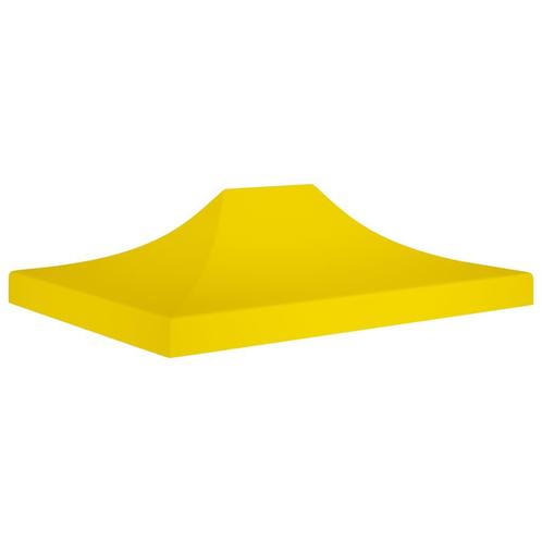 vidaXL Partytentdak 270 g/m² 4x3 m geel, Tuin en Terras, Partytenten, Partytent, Nieuw, Verzenden