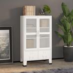 Opbergkast industrieel 70x40x115 cm metaal wit (Interieur)