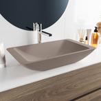 MONDIAZ TOPI Waskom solid surface 60cm kleur Smoke / Smoke, Ophalen of Verzenden, Nieuw, Overige typen