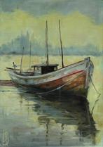 Gonçalo Teixeira - Old Trawler on Foggy Morning, Antiek en Kunst