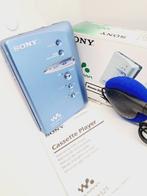 Sony - Walkman WM-EX525-Made in Japan-Blue,with headphones, Nieuw