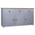 vidaXL Dressoir Panama Range 135x40x80 cm massief grenenhout, Huis en Inrichting, Kasten | Dressoirs, 100 tot 150 cm, Verzenden