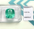 Groen Smaragd  - 5.85 ct - International Gemological, Nieuw