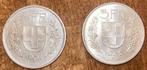 Zwitserland. 5 Francs 2x 1931/1932 (Zonder minimumprijs), Postzegels en Munten, Munten | Europa | Niet-Euromunten