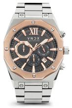 VNDX Wise Man Steel Silver Rose Gold MS11885-TR horloge, Overige merken, Staal, Staal, Verzenden