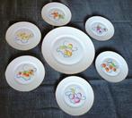 Richard Ginori - Dessertservies (7) - Frutta - Porselein,