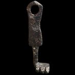 Oud-Romeins, Keizerrijk IJzer Romeinse schuif sleutel, Antiek en Kunst