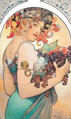 Marie Alphonse Mucha - Fruit, 1897“. Gesigneerd in de