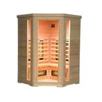 Infrarood Sauna Apollo 125x103 cm 2100W 2 Persoons, Nieuw, Douche, Ophalen of Verzenden