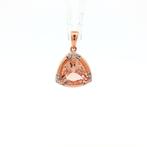 Zonder minimumprijs - Hanger - 14 karaat Roségoud - 2.26ct.