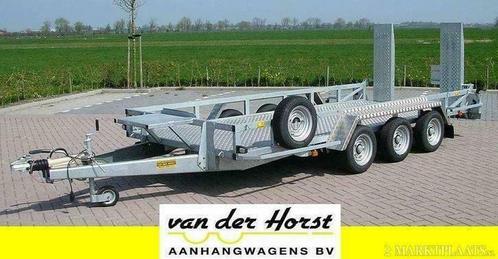 Ifor Williams 3-ASSER machinetransporter dieplader tridem, Auto diversen, Aanhangers en Bagagewagens, Nieuw