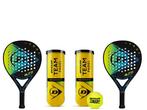 Veiling - Dunlop padel set 4-delig Blitz Attack, Sport en Fitness, Padel, Nieuw