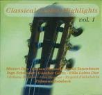 cd - Various - Classical Guitar Highlights Vol. 1, Zo goed als nieuw, Verzenden