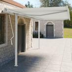 vidaXL Luifelpaalset 450x245 cm ijzer wit, Verzenden, Nieuw