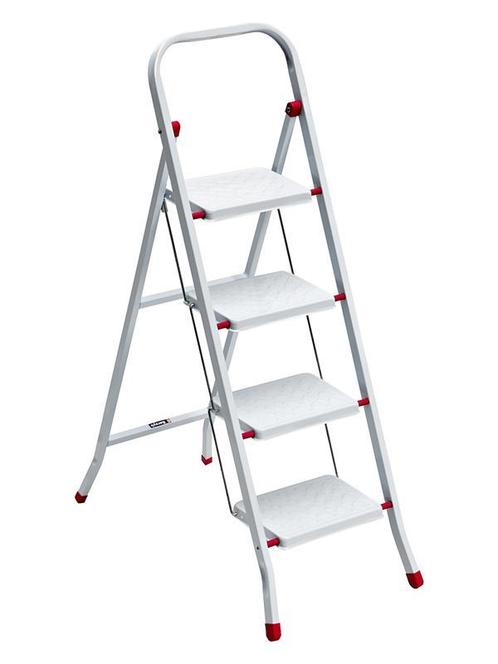 Bovak Huishoudtrap – Keukentrapje - inklapbare trap - ladder, Doe-het-zelf en Verbouw, Ladders en Trappen, Trap, Nieuw, Opvouwbaar of Inschuifbaar