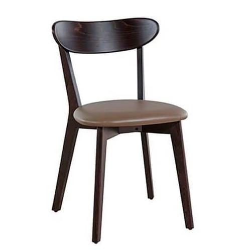Stoel | SOFIA | Kunstleer/Hout | Taupe | Wengé Frame |, Zakelijke goederen, Horeca | Keukenapparatuur, Nieuw in verpakking, Verzenden
