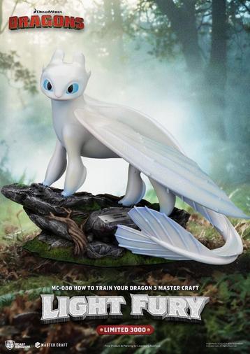 How to Train Your Dragon Master Craft Statue Light Fury 29 c beschikbaar voor biedingen