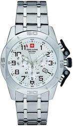 Swiss Alpine Military 7063.9133 heren horloge, Sieraden, Tassen en Uiterlijk, Horloges | Heren, Nieuw, Overige merken, Staal, Staal