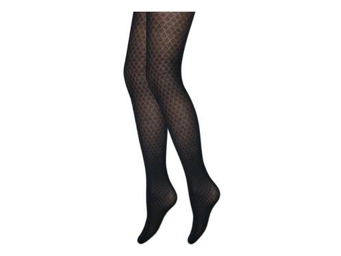 Panty - Harlequin Ruit - Zwart, Kleding | Dames, Leggings, Maillots en Panty's, Verzenden