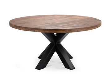 Veiling - Eettafel Meta Rond - Diameter 150 - Hout - Matrixp beschikbaar voor biedingen