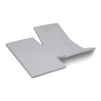Cinderella Topper hoeslaken dubbele split jersey light grey, Nieuw