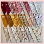 Handgemaakte feestslinger als cadeau van stof en uniek, Ophalen of Verzenden, Nieuw, Versiering, Verjaardag