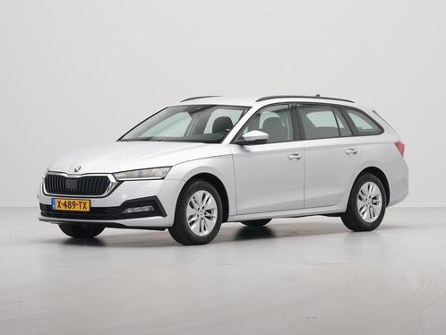 Zakelijke Lease |  Škoda Octavia Combi 1.0 e-TSI 110pk DSG B, Auto's, Skoda, Dealer onderhouden, Lease, Zwart, Automaat, Stationwagon