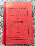 Beknopte handleiding voor het formeel militair strafrecht, Boeken, Gelezen, Verzenden, Nederland, Juridisch en Recht