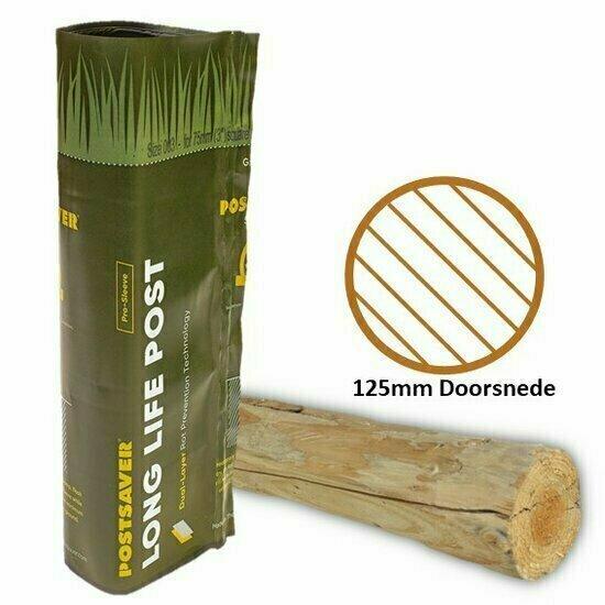 Postsaver Plus 70cm hoog - Ronde paal 125mm, Doe-het-zelf en Verbouw, Hout en Planken, Nieuw, Verzenden