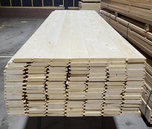 Vuren Blokhutprofielen 28 x 145mm Mooie B keus !!, Doe-het-zelf en Verbouw, Hout en Planken, Vuren, 300 cm of meer, 25 tot 50 mm