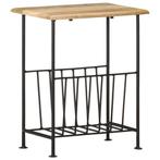 vidaXL Tijdschriftenrek 40x30x50 cm massief mangohout en, Verzenden, Nieuw