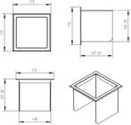 Saqu Inbouw toiletrolhouder van €67.00 voor €30.97, Ophalen of Verzenden, Nieuw, Overige typen