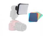 7 Kleuren Softbox Flits Diffuser - 8cm x 11cm - Type-SB0811, Audio, Tv en Foto, Nieuw, Verzenden