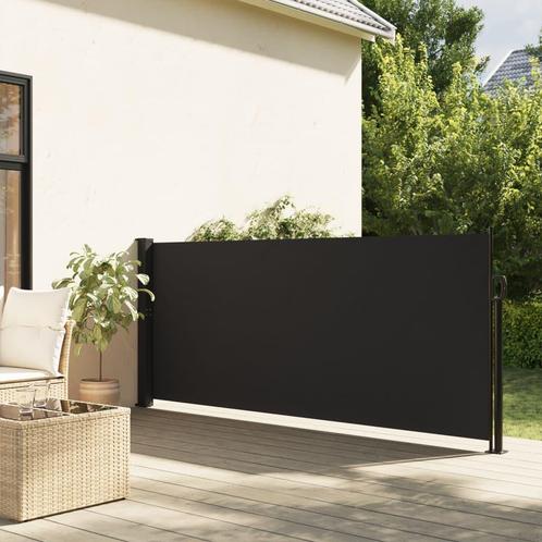 vidaXL Windscherm uittrekbaar 140x300 cm zwart, Tuin en Terras, Zonneschermen, Nieuw, Verzenden