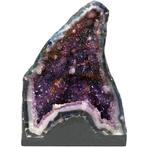 Vivid Amethyst & Agate - Pyramid Geode - 36x26x20 cm- 12, Verzamelen, Mineralen en Fossielen