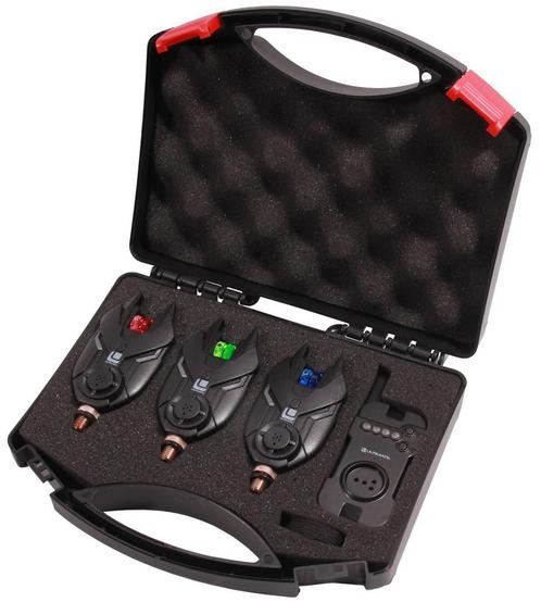 Ultimate E-tension Bite Alarm Beetmelder Set 3+1, Watersport en Boten, Hengelsport | Algemeen, Overige typen, Nieuw, Verzenden