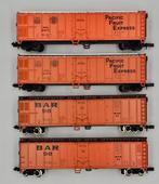 Atlas N - 3652 / 3661 - Modeltrein goederenwagon (4) - Vier, Nieuw