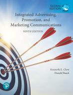 9781292411217 Integrated Advertising, Promotion, and Mark..., Kenneth Clow, Zo goed als nieuw, Verzenden