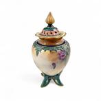 Royal Worcester - Edwardian hand-painted pot pourri vase