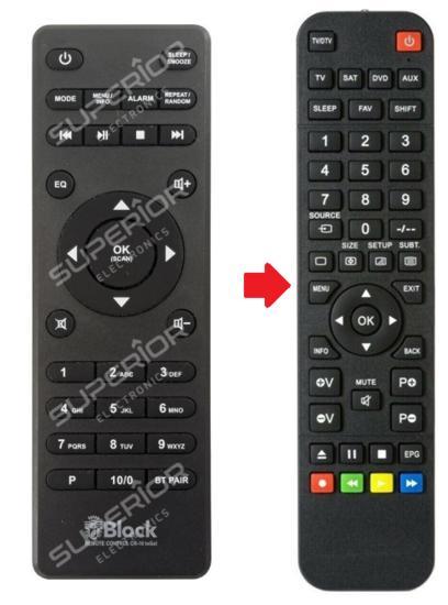 Vervangende Audio Block CR-10TOGO! afstandsbediening, Audio, Tv en Foto, Afstandsbedieningen, Verzenden